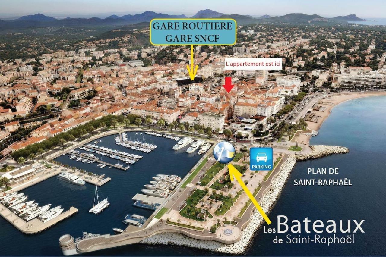 F3 Plein Centre Plage A 50 M Saint-Raphael  Ngoại thất bức ảnh